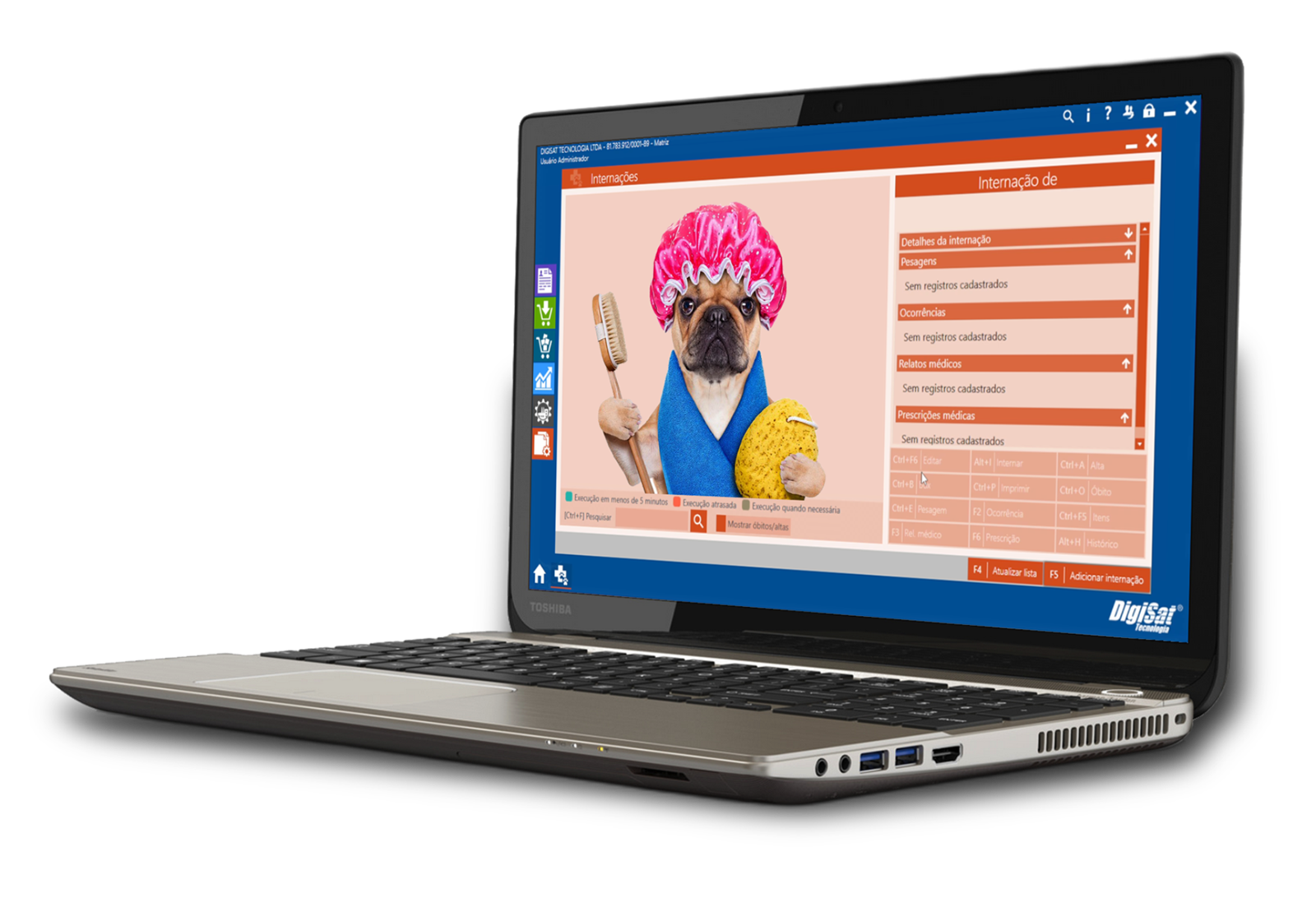 Sistema DigiSat para pet shop